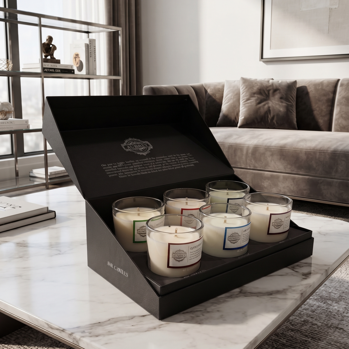 SET OF 6 CANDLES